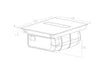 Plaque de cuisson avec hotte intégrée Elica NT FIT+ RAW BR/F BO/72 - NOIR MAT (PRF0203312)